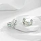 Pearl hoop earrings